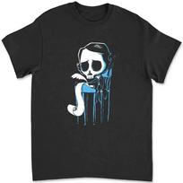 Akumu Ink Lonely Writer Edgar Allan Poe T-shirt 48T8 M