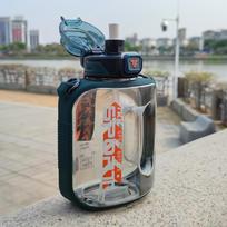 TKK Large Capacity Portable Tritan Water Bottle with Straw - Perfect for Students, Sports, and Fitness 1000mL