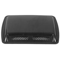 Hood Scoop Vent Bonnet Cover Decorative Air Flow Intake Covers with Self Adhesive Design for CarsCarbon Fiber Style