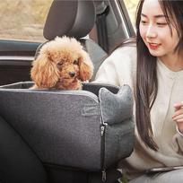 Centrinė konsolė šunų automobilinė kėdutė Šuns apsauginė sėdynė Nešiojama porankio paaukštinimo sėdynė Neslystanti šunų apsaugos kėdutė su aušintuvu United States