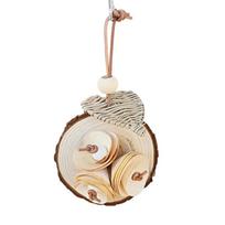 Handmade Rattans Bird Chew Toy With Sisal Ball For Mental Stimulation For Parakeets Cockatiels Cage Enrichment