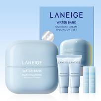 ANEIGE Water Bank Blue Hyaluronic Moisture Cream 50ml Hydrating Face Cream + Water Glow Shot 10ml Gift