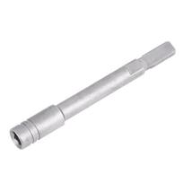 Bit Driver Extender With 1/4  Hex Bits Adapter For Multi-Tool Accessories For Leatherman Surge Wave Plus pilka spalva