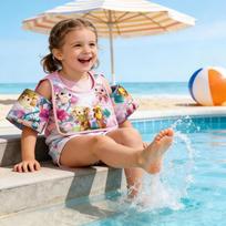 Cartoon Inflatable Swim Vest with Arm Floats