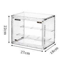 Dustproof Acrylic Display Case Store Dessert Cake Food Pastry Bread Show Rack Blind Box Storage Box Jewelry Sorting Box