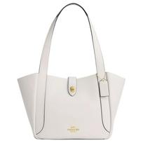 Coach Hadley 28 Classic Logo Leather Tote Bag Women Tote Bags Off-White CAL17-IMCHK Basic Set (Bag+Dust Bag)