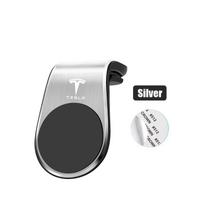 Car Magnetic Phone Stand Airoutlet Clip Phone Stand Accessories For Tesla Model 3 Y S X Cybertruck Juguete Roadster Coil Bonina sidabras