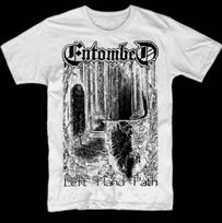Entombed Left Hand Path T shirt WHITE death metal XXXL