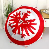 Eintracht Frankfurt Eagle Crest Print Umbrella, Compact Auto Open/Close Travel Umbrella, Windproof Waterproof for Bundesliga Football Fans white