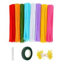 Colorful Pipe Cleaners, Bright Colors Chenille Stems for Crafts, DIY Flowers Twistable Pipe Cleaners, Creative Projects for Kids And Adults A