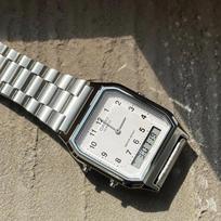 Cio AQ-230A-7B Universal Metal Vintage Digital Watch gray