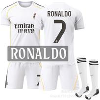 (#7 Ronaldo) 25-26 Real Madrid Host La Liga Football Jersey for Kids and Adults less