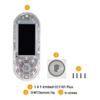 LILYGO T-Embed ESP32-S3 modulis su CC1101, 1,9  LCD ir PN532. Basic Model
