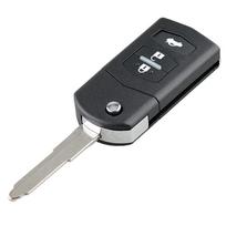 2 mygtukų automobilio nuotolinio valdymo pulto rakto korpuso keitimas, tinkantis Mazda 2 3 5 6 BT50 CX-5 CX-7 CX-9 RX8 3 Buttons