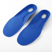 Men's Breathable Silicone Latex Shock-Absorbing Anti-Odor Basketball Running Shoes 36-40 mėlyna