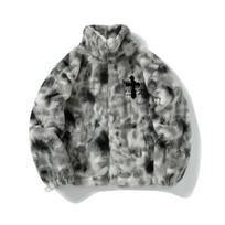Autumn Winter Korean Version Loose Warm Lamb Hair Women Short Coat Female Leopard Fur Plush Mens Women's Clothing 2XL