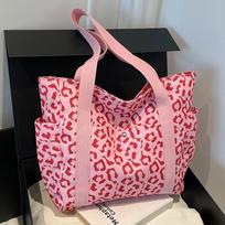 Ladies' Commuter Tote Bag, Students' Large-capacity Class Bag rožinė
