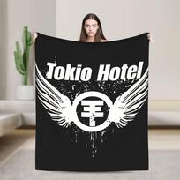 Tom Kaulitz Bill Kaulitz Antklodės Šilta Minkšta Madinga Pliažinė Pliušinė Antklodė Lauko Iškylai Flanelinis Patalynės Užvalkalas Lovos Užvalkalas 30x40in