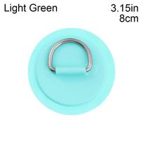 Hot PVC Pad Canoe Raft Dinghy Inflatable Boat Patch D Ring Pad/Patch Kayak Surfboard SUP Tie Down light green-8cm