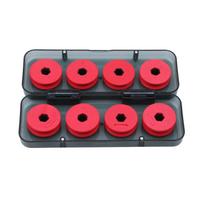 8/16pcs Foam Spools Line Box Winding Board Fishing Line Shaft Fishing Lure Hook Rig Bait Storage Case Fishing Tackle Box