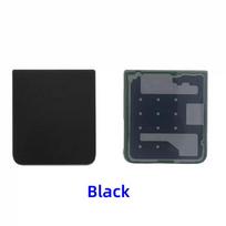 Galinis dangtelis Samsung Galaxy Z Flip4 F7210 F721U F721B F721N Keičiamas dangtelis Galinis korpuso skydelis juoda