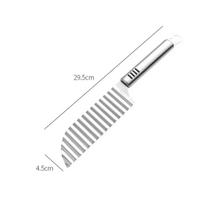 Dough vegetables and fruits wrinkle wave slicer knife potato stainless steel cutting machine tool steel potato chip slicer