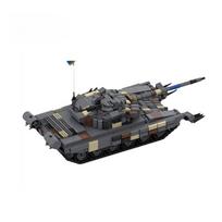 Antrojo pasaulinio karo karinė serija T-72 sunkusis tankas statybinis kaladėlė MOC-157653 Tanko dekoracija surinkimas Domino tipo modelis Dėlionė Žaislai gray