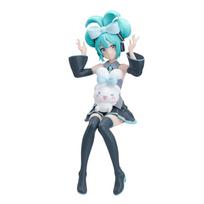 Hatsune Miku figūrėlė X Cinnamoroll/Pasakų serijos kolekciniai modeliai Dekoratyvinės puošmenos Mielas ir žavingas dovanų PVC figūrėlė white