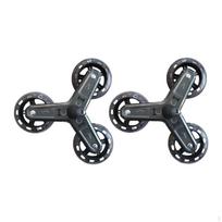2 Pieces Stair Climbing Wheels Sturdy Shopping Cart Wheel Accessories
