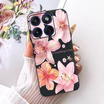 For Motorola Edge 70 Cute Flower Butterfly Cat Painted Case For Motorola Moto X70 Air Edge70 5G Black Silicone Soft Phone Cases Motorola Edge 70 gray
