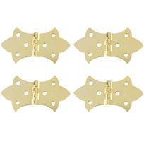 4pcs Metal Flower Hinge Antique Bronze/Gold Wooden Box Cabinet Wardrobe Door Butt Hinges Furniture Hardware 57*31mm bronza