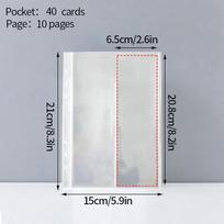 A5 A5 Kpop Binder Photocards Holder Binder Cards Collect Book Album DIY Binder Postcard Photo Albums Card Book Binding Machine white