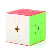 QiYi Qifa SQ1 Magic Cube 56MM 3x3 Square-1 3x3 Speed ​​Cube 3x3x3 lavinantis galvosūkių kubas žaislai vaikams