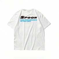 Japanese JDM  Civic Fit Modified SPOON Printed Graphic Tshirt Breathable Sweat Absorption Motorcycle T-Shirt 's Clothing S įvairiaspalvis