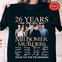 26 years Midsomer Murders 1997 2023 Thank You Memories T Shirt Unisex T-Shirt XXL