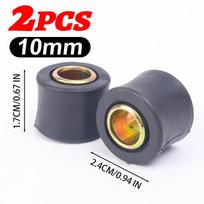 10mm/12mm Motorcycle Shock Absorber Steel Tube Rubber Bush Suspension Damper Buffer Ring Grommet Universal Rear Bushing Parts