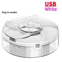 Automatic Fly Catcher USB Rechargeable Plug-In 1200mAh Physical Fly Catching Kitchen Flytrap Quiet Removable Insect Reject