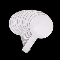 10-20 vnt. sausai trinamos atsakymų lentelės, rankinės dvipusės lentelės, mini baltos lentos, mažos baltos lentos, sausai trinami ženklai, aukcionas 10pcs white