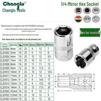 Changlu 1/4-inch Drive Hex Socket Wrench