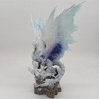 Žaidimas Monster Hunter Iceborne Velkhana Jin-Ouga Kushala Daora Gore Magala Brachydios Drakonas PVC Statulėlės Figūrėlės Žaislai no box gray