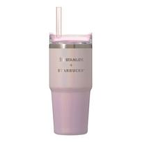 STARBUCKS Staba SAKURA 2026 3-in-1 nerūdijančio plieno termosas STANLEY Blizgus rožinis gradientas 414ml