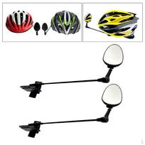 2x Bike Rear View Helmet Mirror Safety black