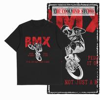 Coolmind Z1110 100% Cotton Exclusive Graphic BMX Printed  Men T shirt Cotton men tshirt o-neck t-shirt for men tee shirt S