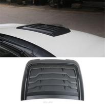 Black Car Exterior Hood Vent Scoop Cover Air Intake Grille Inlet Trim Universal