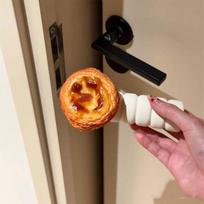 Easy to Use Anti-Static Door Handle Covers Dust Proof Soft Foam Door Handle Protector Non-slip Bread Shape Door Knob Covers