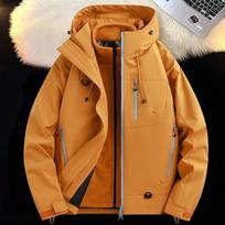 New Jacket for Men and Women In Spring and Autumn Outdoor Two-piece Waterproof Soft Shell Mountaineering Jacket for Men and Women. S