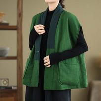 Vest for Women Cotton Autumn Winter Sleeveless Tops Vest Oversize Thickened Vest XXXL