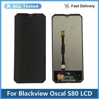 Pilnas LCD ekrano ir lietimui jautraus stiklo surinkimas, skirtas Blackview Oscal S80