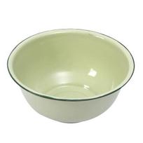 Vintažinis emaliuotas gilus sriubos dubuo, sutirštintas retro ryžių makaronų indas, indaplovėje saugus serviravimo puodas karštiems patiekalams 16cm 1pc