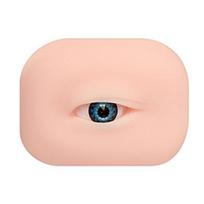 Silicone Eyebrow Practice Model Brow Microblading Drawing Fake Eye Practice Skin Beginner Professional Women Eye Makeup Tools Right mėlyna